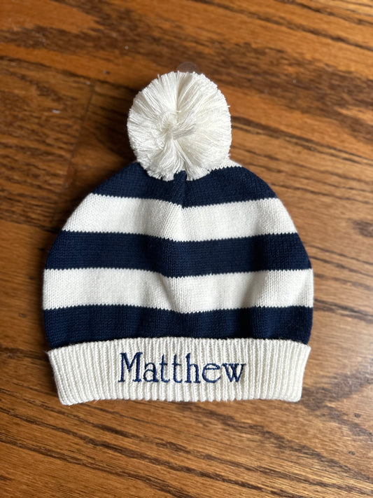 Stripe Knit Hat