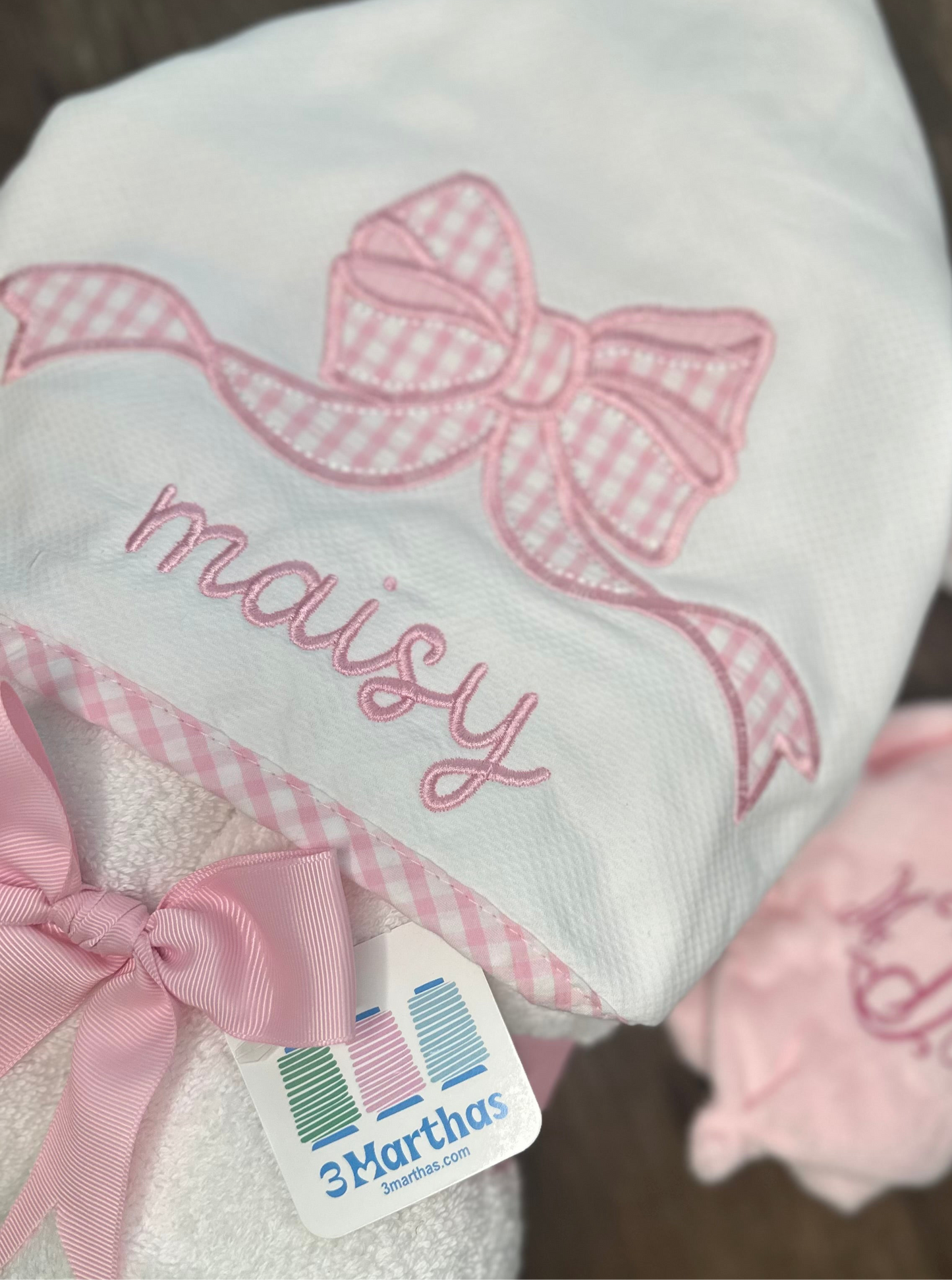 Hooded Towel with Applique