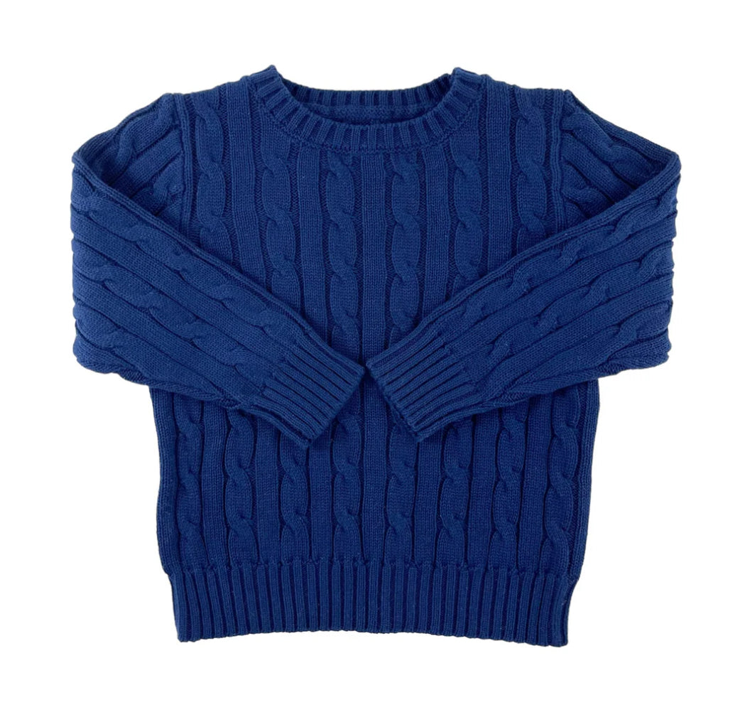 Cable Crewneck Sweater