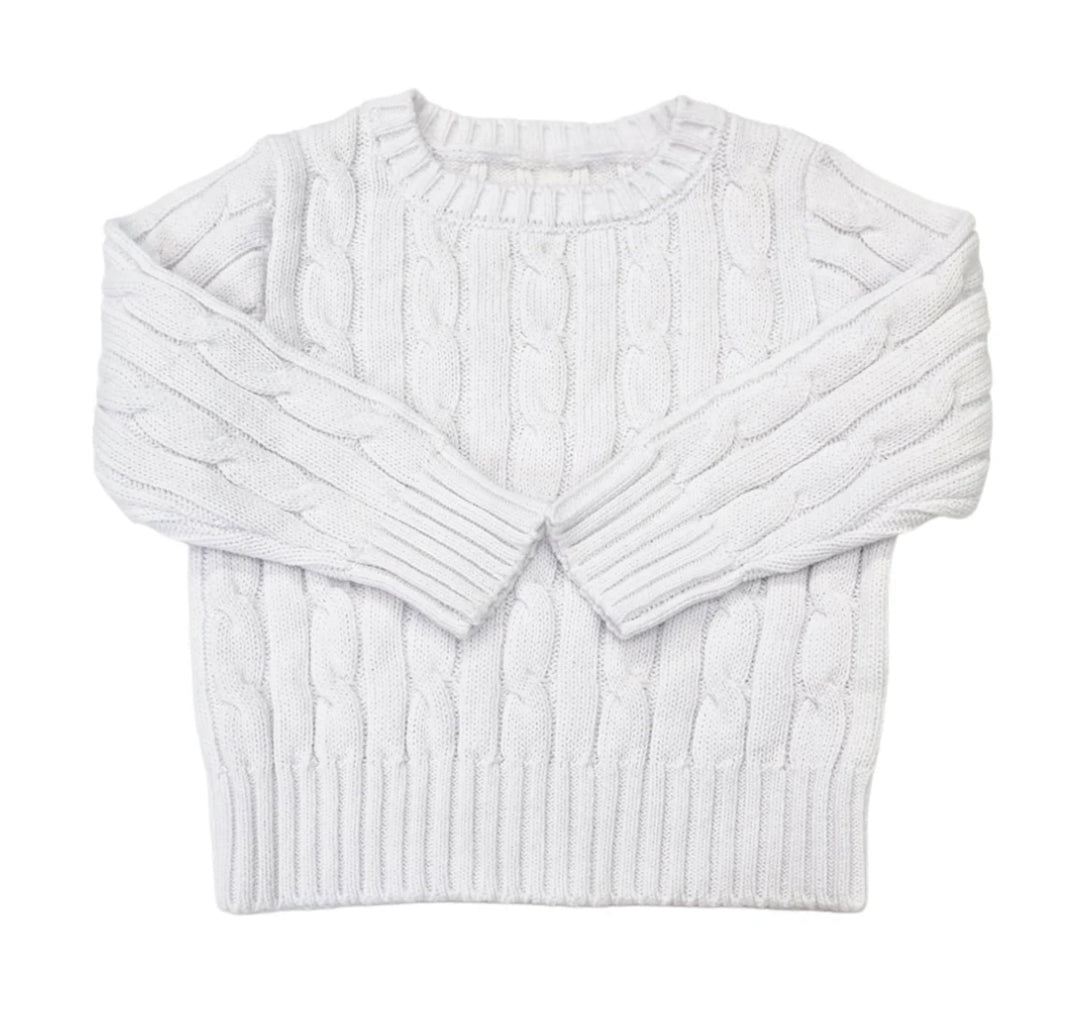 Cable Crewneck Sweater