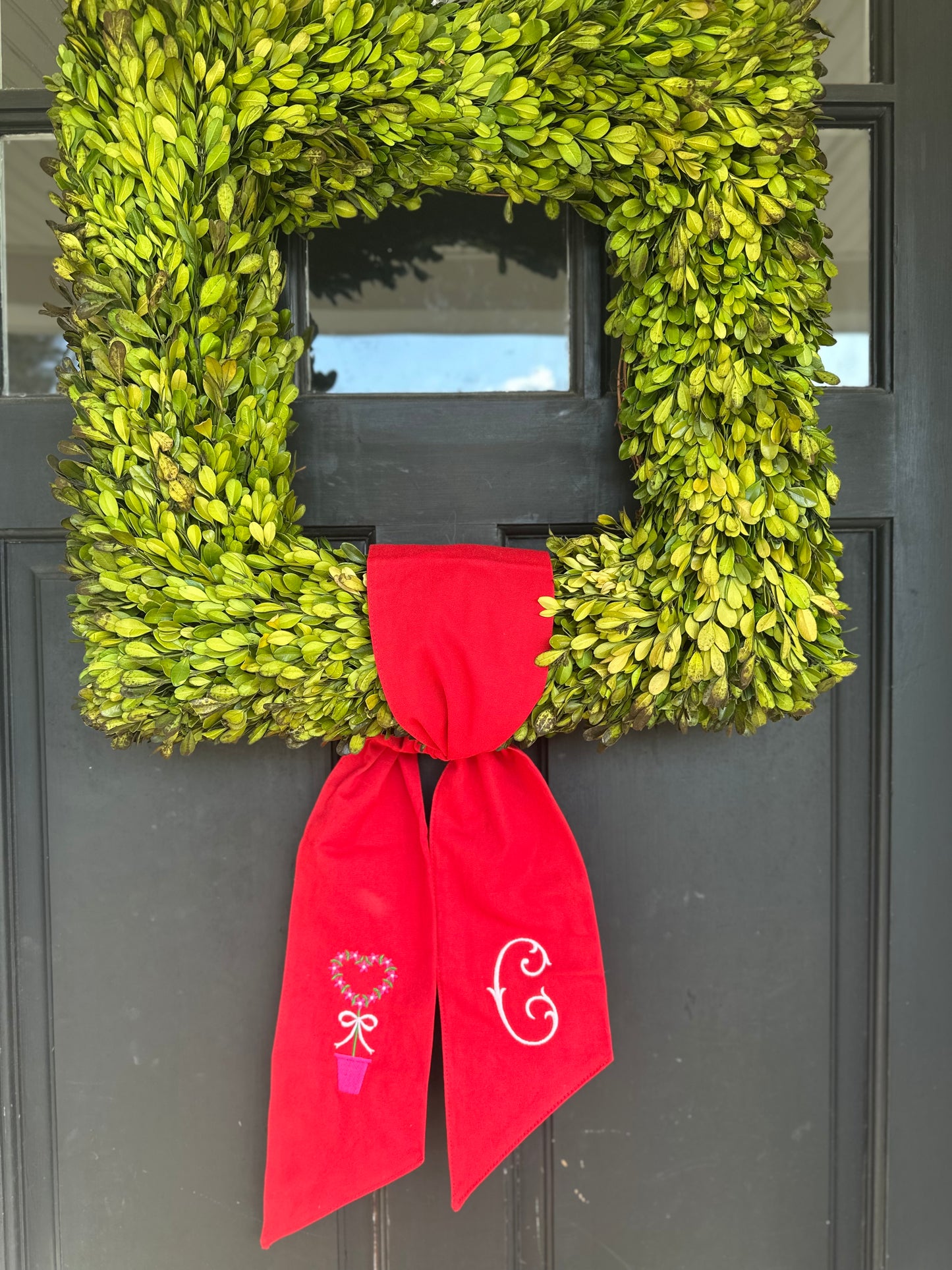 Wreath Sash