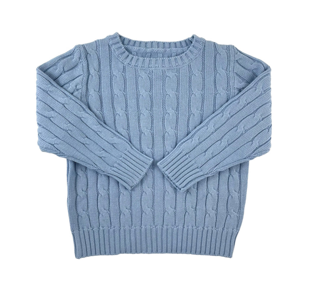Cable Crewneck Sweater