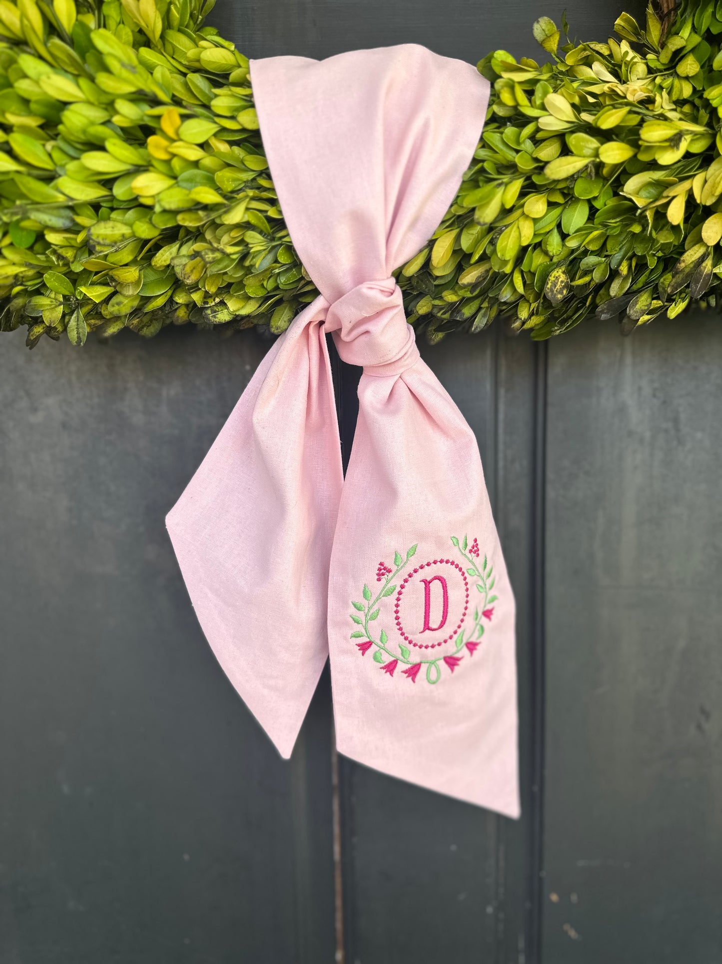 Wreath Sash