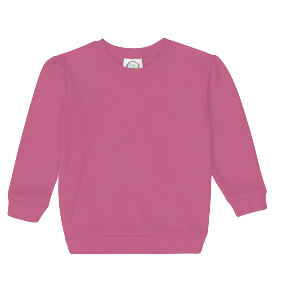 Girls Crew Neck Sweatshirt