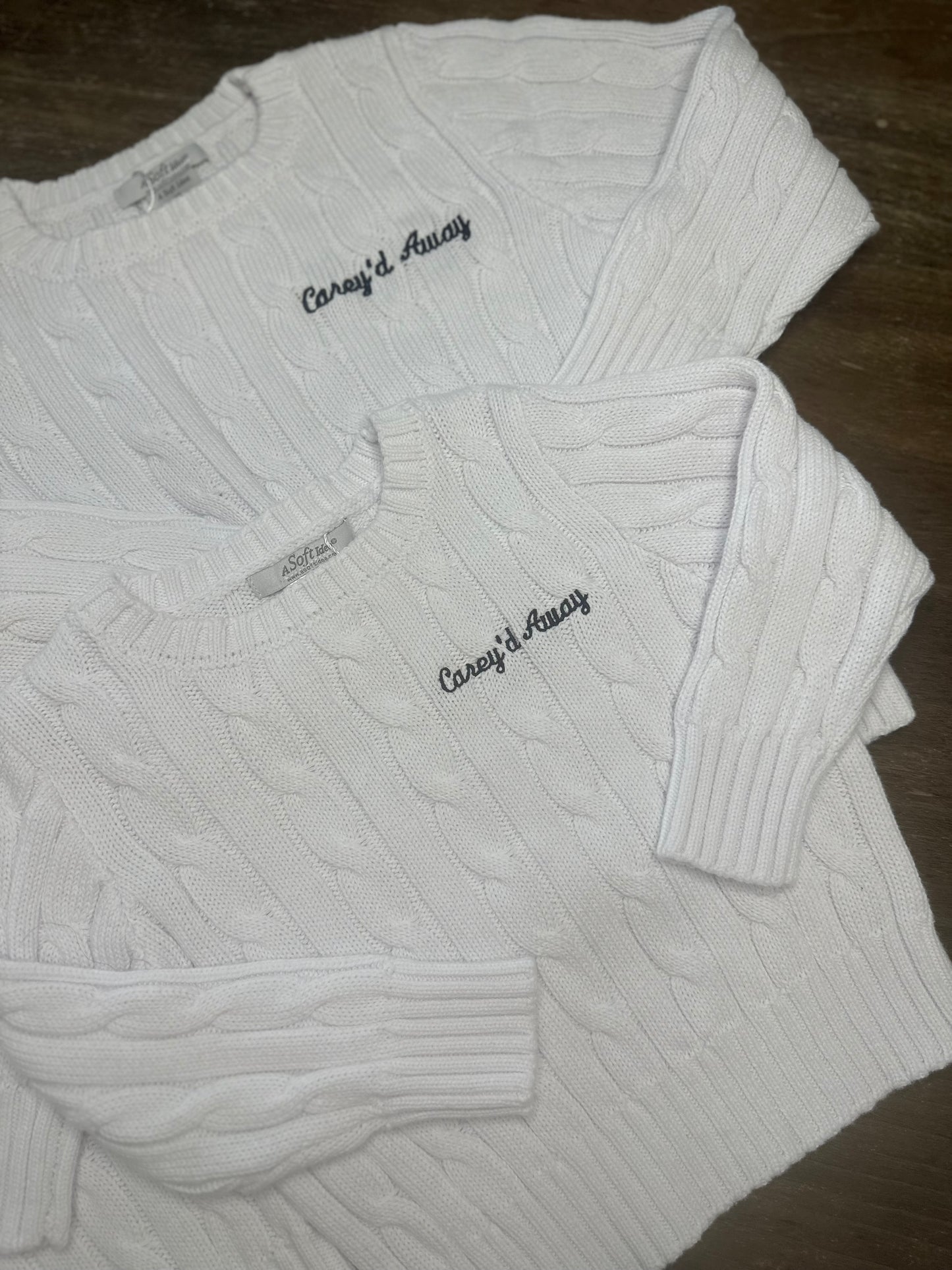 Cable Crewneck Sweater