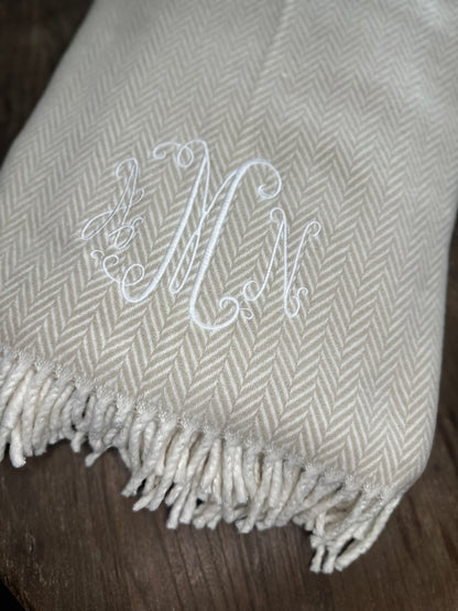 Herringbone Throw