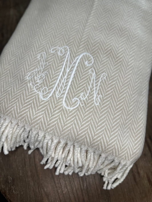 Herringbone Throw