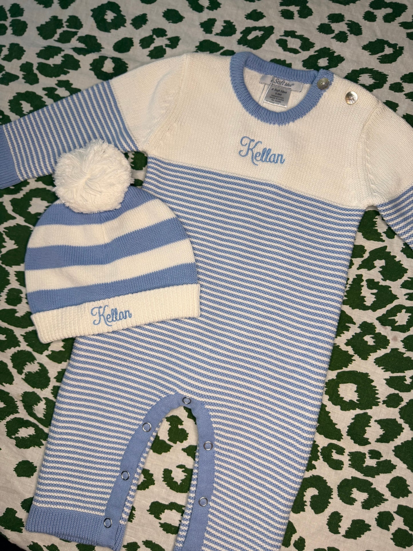 Knit Onesie & Hat