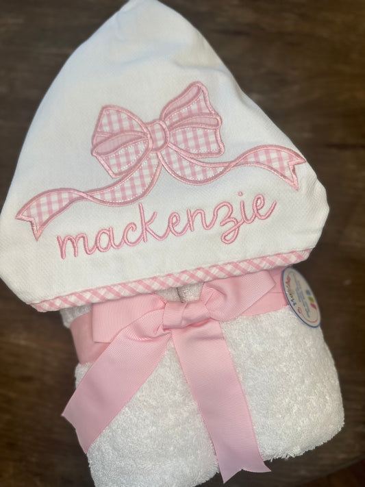 Hooded Towel with Applique