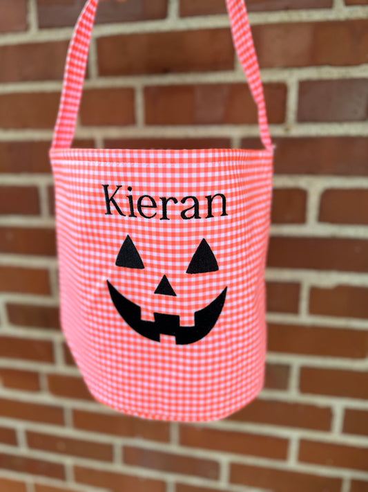 Jack O Lantern Halloween Bucket