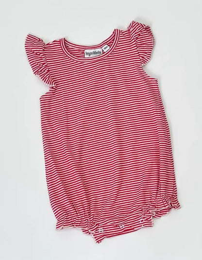 Knit Stripe Flutter Bubble