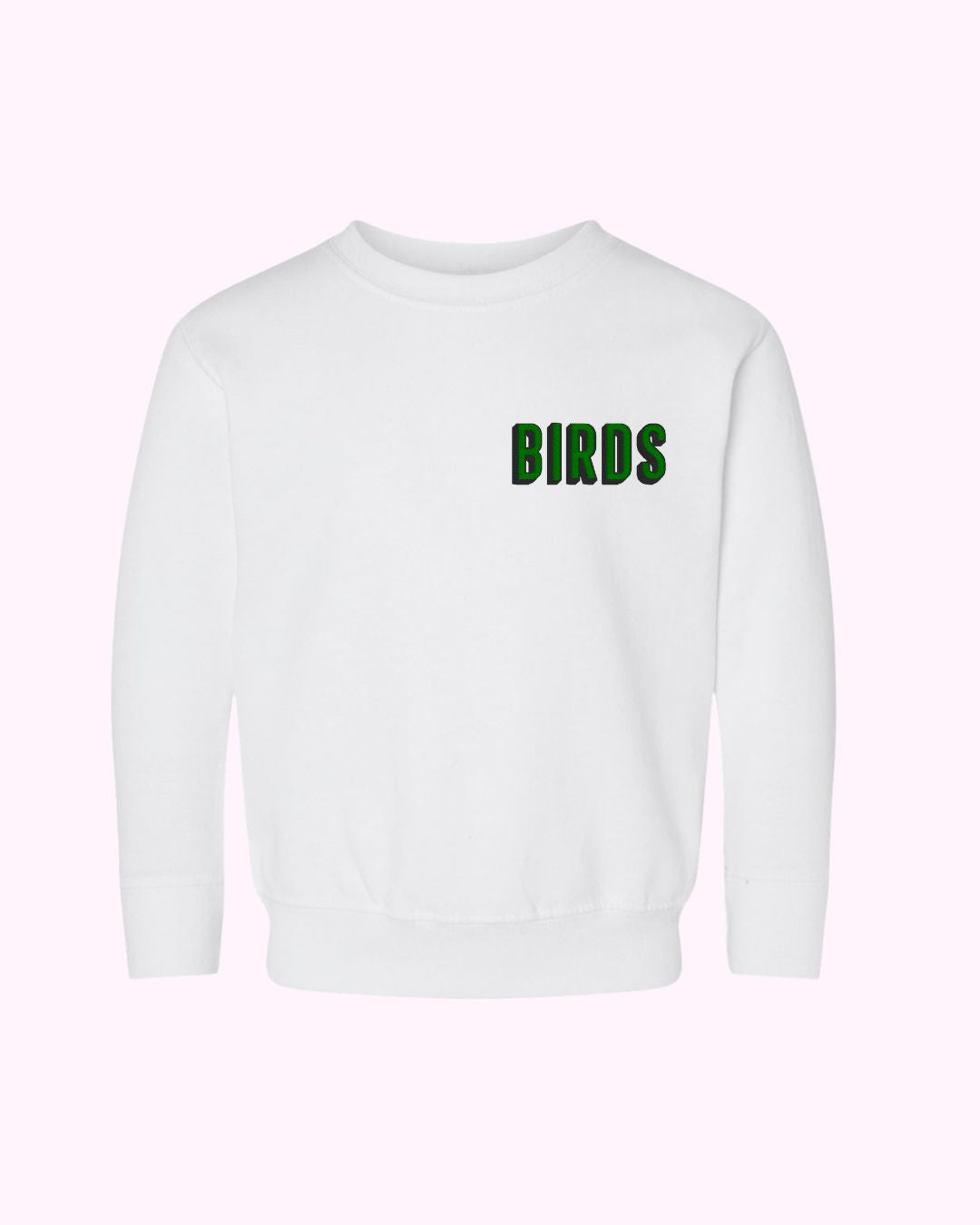 Kids White Crewneck