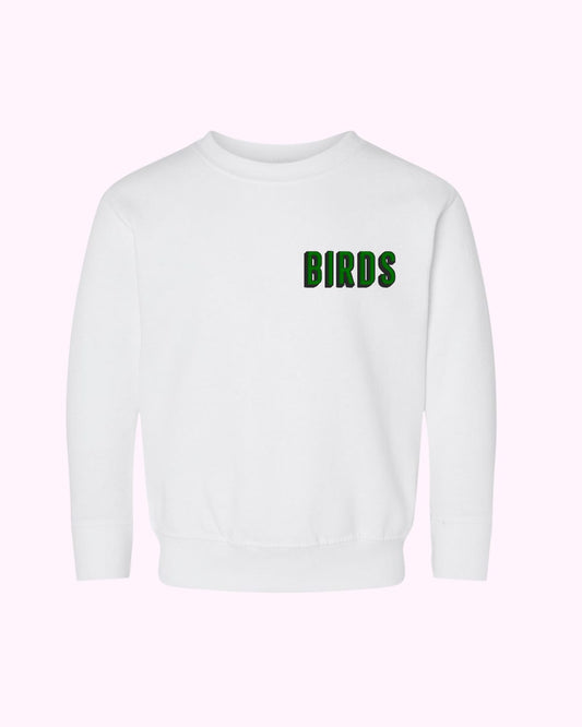 Kids White Crewneck